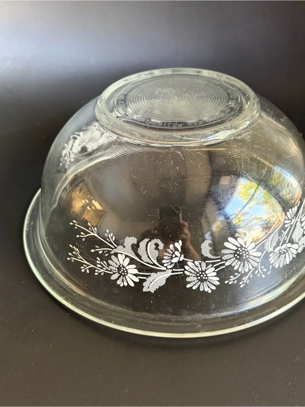Pyrex vintage clear